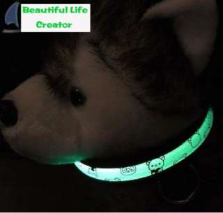 HOT! NEW Pet Dog LED Light Cubs Collar Safety Flashing  