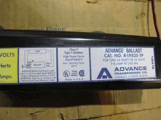 Advance R 1P825 TP Magnetic Ballast, 120 Volt  