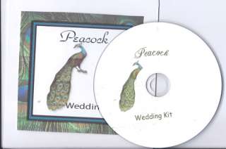 edited and printed wedding kit example