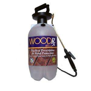   Natural Transparent Wood Stain/Sealer with Pump Sprayer with fan tip