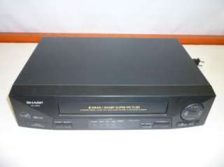 Sharp Model VC A410 4 Head VCR Sharp Super Picture VCR  