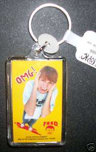 FRED FIGGLEHORN yellow Fred OMG keychain Hot Topic NWT  