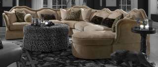 Platinum Microfiber Sectional Sofa  