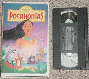 POCAHONTAS VHS 1996 WALT DISNEY MASTERPIECE 81 MINUTES  