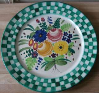 Lovely Italian ICS Large Floral Plaque/Platter  