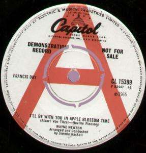   be with you in apple blossom time 7 demo b/w laura lee (cl153  
