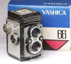 Yashica D 6x6 120 TLR Twin Lens Reflex **RARE BLACK & GREY**  