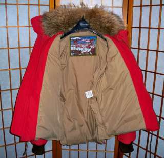 DSQUARED 2 RED PUFFER FUR COAT PUFFA JACKET DOWN COLLECTORS 