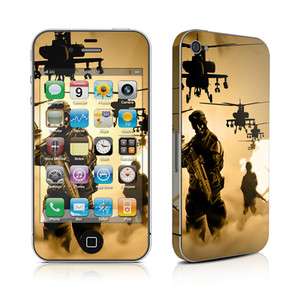 iPhone 4 Skin Cover Case Decal Faceplate Army Dops Camo  