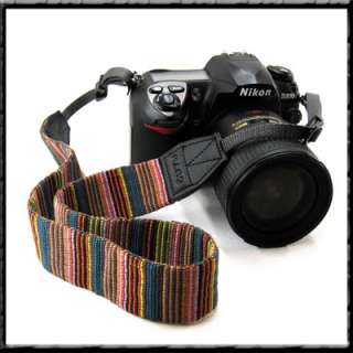 Black Genuine Leather Camera Hand Strap Wrist Straps DSLR SLR Sony 