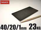 Neodym Magnet Max Q 40x20x1 Super Flach 23KG