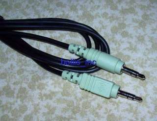 New 6 ft 3.5 m Stereo Audio Cable CD  Player Adapter  