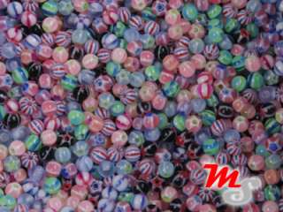 Wholesale LOT 100 16g Acrylic Balls Replacement Bead 3  