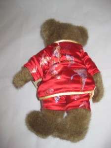 Boyds Bears Plush Teddy Joy Asian Bear Orig Tag 12P37 Jointed Stuffed 