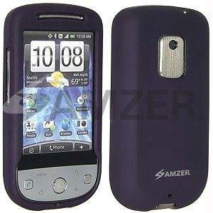  Amzer Rubberized Purple Snap On Crystal Hard Case Cell 