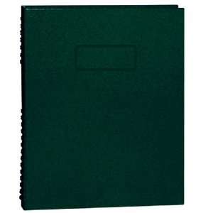  Blueline NotePro Notebook, Green, 9.25 x 7.25 Inches, 192 
