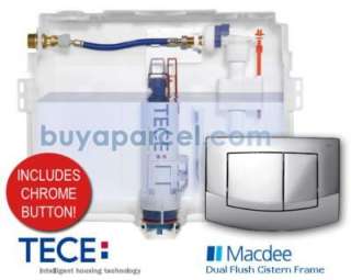 Macdee TECE Dual Flush INSULATED Concealed Cistern ++  
