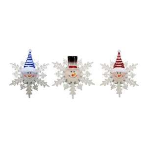  Forever Gifts Acryllic LED Collection Snowman Window 