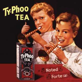 NEW TYPHOO TEA VINTAGE ADVERTS 4 COASTER SET RETRO MAT  