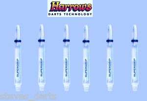 harrows supergrip stems. ICE STEMS. CLEAR & BLUE. SHORT  