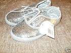 girls sparkly silver shoes  