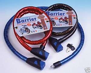 OXFORD BARRIER MOTORBIKE ARMOURED CABLE LOCK SECURITY  