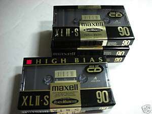 Maxell XLII S 90 Cassette Tapes Manufactured in Japan  