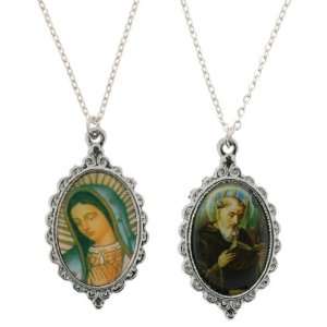 com Set of 2 Colorful Acrylic Religious Medals with Pope John Paul II 