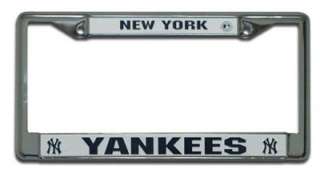 New York Yankees Chrome License Plate Frame 