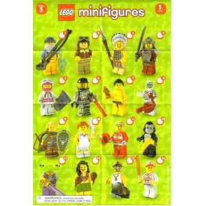  Lego minifigures series 3   1 of 16 individual minifigures in 