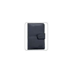   Wallet Design Black Leather Case For Ipod Nano 1St/ 2Nd Generation