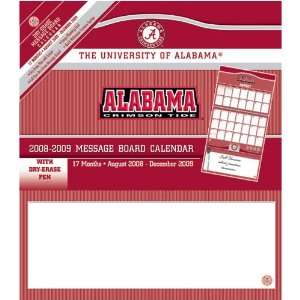  Crimson Tide NCAA 17 Month Message Board Calendar