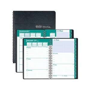   Weekly/Monthly Appointment Book, 5 x 8, Black, 2012 2013 Home