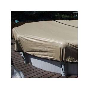  24 Round Ultimate Winter Pool Cover: Patio, Lawn & Garden