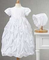 Lauren Madison Baby Girls Gown, Baby Girls Pin Tucked Christening Gown