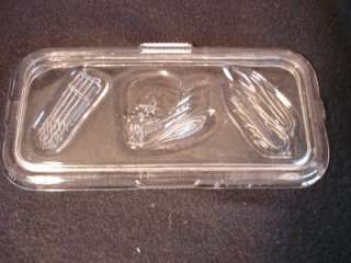 Vtg Depression FEDERAL Glass REFRIGERATOR / Ice Box Rectangular Dish 
