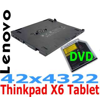 IBM Lenovo Thinkpad X6 X61 Tablet Ultrabase Docking Station 42X4322 