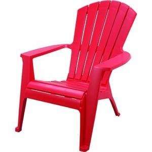  RED Adirondack Chair Patio, Lawn & Garden