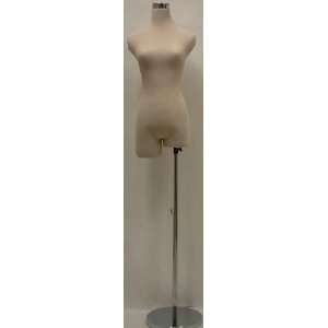 New Cream Female Pinnable Dress Form Mannequin Model Fully Pinnable On 