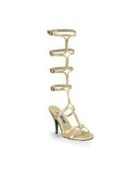 Inch Gold Heel Sexy Greek Sandal Shoe Theatre Costumes Accessory