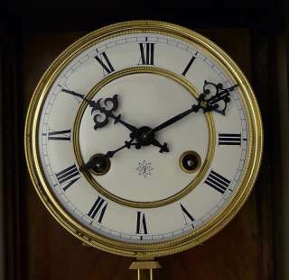 Antique, German Junghans wall clock at 1900 RA pendulum  