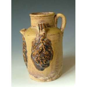 Kiln Yellow Glaze Pottery Vine Pot, Chinese Antique Porcelain, Pottery 