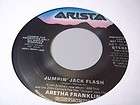 ARETHA FRANKLIN: JUMPIN JACK FLASH / 7 45 record 8d