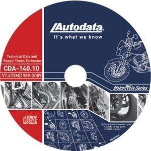  Autodata (ADP09CDA140) Motorcycle Tech Data and Labor 