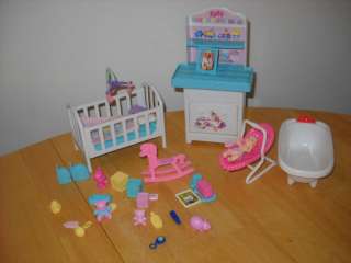 Barbie Baby Kelly Nursery Accessories Tub Lot RaRe  