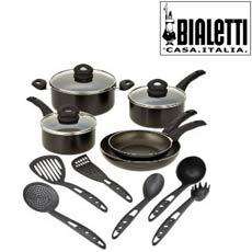 Bialetti Monaco 14 pc Cook set cookware pan/pot kitchen accessory her 