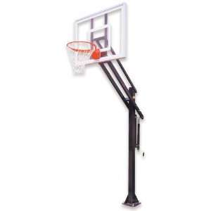   Attack II Inground Adjustable Basketball Hoop Sys: Sports & Outdoors