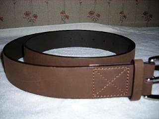 Chaps Mens Brown Genuine Leather Belt~363842~$28~NWT  