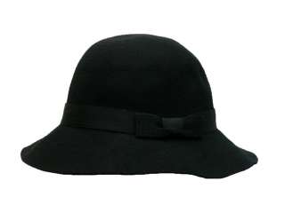 100% Wool Bucket Dress Hat Cap Felt Lady 3 Size  