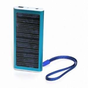  Solar Charger with Integrated Battery (Blue) Electronics